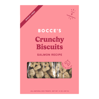 Bocce's Crunchy Biscuits Salmon Dog Treats