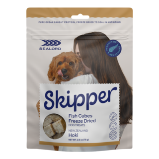 Sealord Skipper Hoki Cubes Freeze Dried Dog Treats