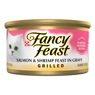 Fancy Feast Grilled Salmon & Shrimp Feast Adult Wet Cat Food