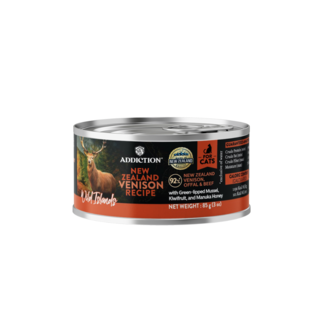 Addiction Wild Islands New Zealand Venison Grain-Free Wet Cat Food