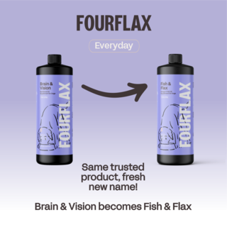 Fourflax Fish & Flax Oil Supplement for Dogs