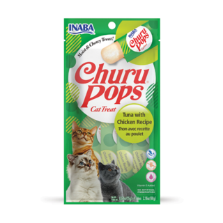 Inaba Churu Pops Tuna & Chicken Cat Treats