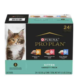 Pro Plan Kitten Variety Pack Wet Cat Food