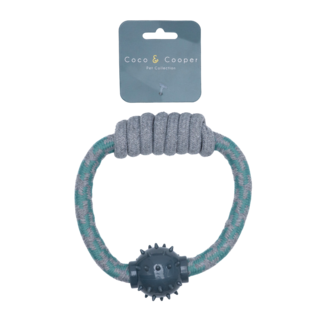 Coco & Cooper Rumble Ring Rope Dog Toy Coco & Cooper Rumble Ring Rope Dog Toy