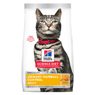 Hill's Science Diet Adult Urinary Hairball Control Chicken Dry Cat Food