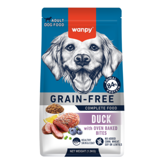 Wanpy Grain Free Adult Duck Recipe Dry Dog Food