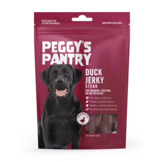 Peggy's Pantry Duck Jerky Steak Dog Treats