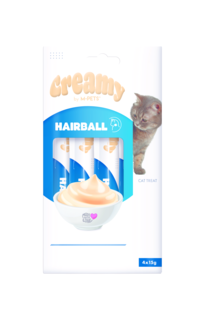 M-PETS Creamy Hairball Control Tuna & Chicken Cat Treats