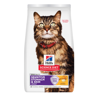 Hill's Science Diet Adult Sensitive Stomach & Skin Chicken Dry Cat Food