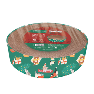 M-PETS Christmas Frosty Mix Cardboard Cat Scratcher