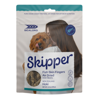 Sealord Skipper Hoki Skin Fingers Air Dried Dog Treats