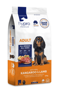 Hypro Premium Grain Free Adult Kangaroo & Lamb Dry Dog Food