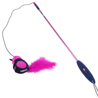 JOYSER Interactive Teaser Bird with Sound Replacement Top for Wand