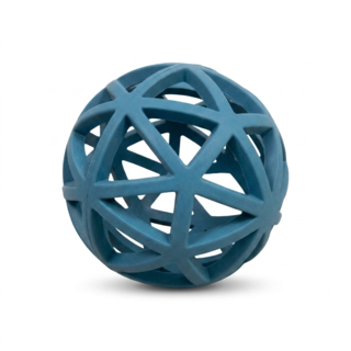 Pup & Purr Lattice Rubber Ball Dog Toy