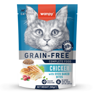 Wanpy Grain Free Adult Chicken Recipe Dry Cat Food