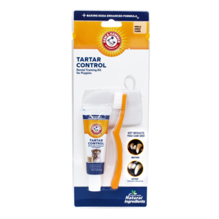 Arm & Hammer Tartar Control Vanilla Ginger Dental Training Kit for Puppies