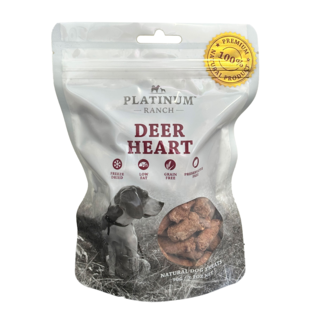 Platinum Ranch Deer Heart Dog Treats