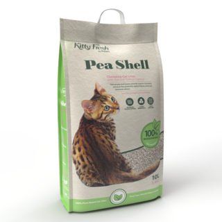 Kitty Fresh Pea Shell Clumping Cat Litter