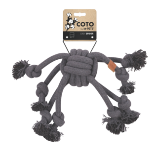 M-PETS Coto Natural Cotton Spider Rope Dog Toy