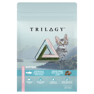 Trilogy Grain Free Barramundi with Tuna & Freeze Dried Lamb Kitten Dry Cat Food