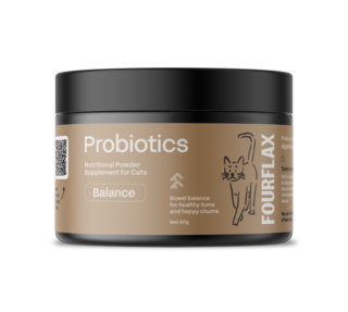 Fourflax Probiotics Cat Supplement Powder