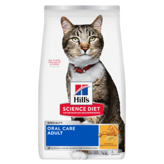 Hill's Science Diet Adult Oral Care Chicken Dry Cat Food