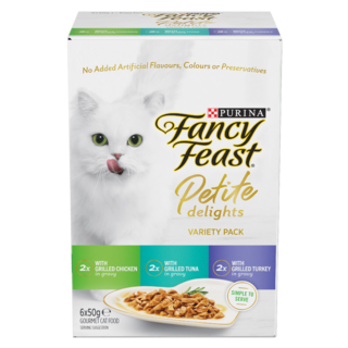 Fancy Feast Petite Delights Chicken Tuna & Turkey Variety Pack Wet Cat Food