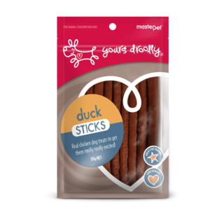 Yours Droolly Duck Sticks Dog Treats