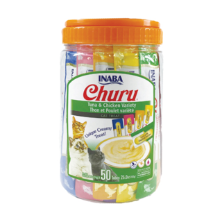Inaba Churu Chicken & Tuna Varieties Bulk Cat Treats