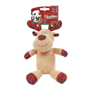 M-PETS Christmas Dasher the Reindeer Dog Plush Toy