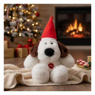 Winter Paws Christmas Cuddle Chum Dog Plush Toy