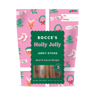 Bocce's Holly Jolly Jerky Sticks Dog Treats