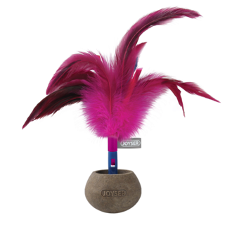 JOYSER Catnip Wobble Woball with Feather Cat Toy