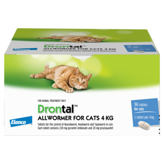 Drontal Allwormer Tablets for Cats Bulk Pack
