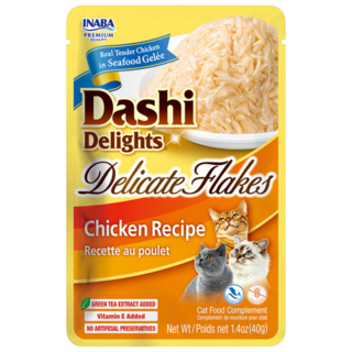 Inaba Dashi Delights Delicate Flakes Chicken Wet Cat Food