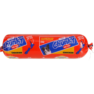 Superior Chunky Chicken Dog Roll Wet Food