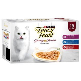 Fancy Feast Gravy Lovers Collection Adult Wet Cat Food Variety Pack