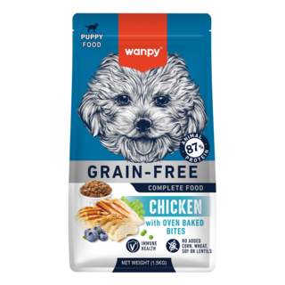 Wanpy Grain Free Puppy Chicken Recipe Dry Dog Food