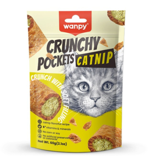 Wanpy Crunchy Pockets Catnip Cat Treats