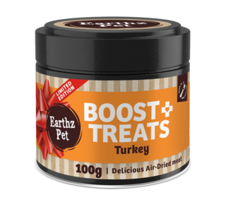 Earthz Pet BOOST+ Turkey Air Dried Dog Treats
