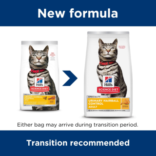 Hill's Science Diet Adult Urinary Hairball Control Dry Cat Food