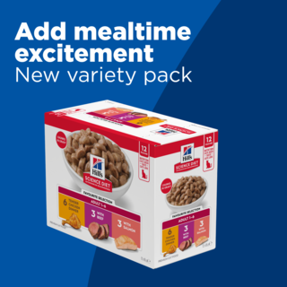 Hill's Science Diet Adult Favourites Selection Wet Cat Food Variety Pack