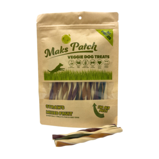 Mak's Patch Mixed Fruit Straws Dog Treats
