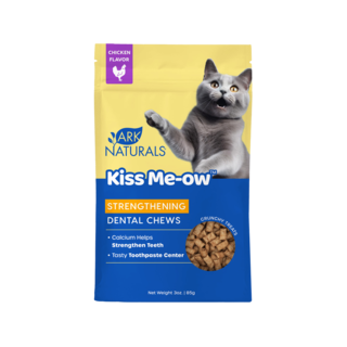 Ark Naturals Kiss Me-Ow Strengthening Dental Chicken Cat Treats
