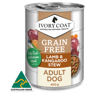 Ivory Coat Grain Free Lamb & Kangaroo Stew Adult Wet Dog Food
