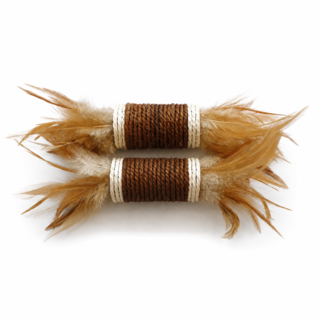 M-PETS Natura Raffia Rolls Cat Chaser Toy