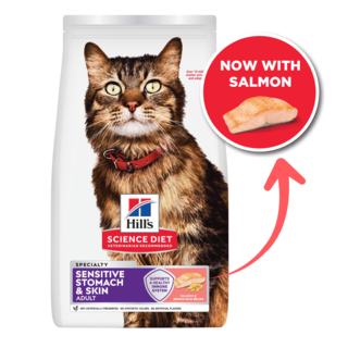 Hill's Science Diet Adult Sensitive Stomach & Skin Salmon Cat Food