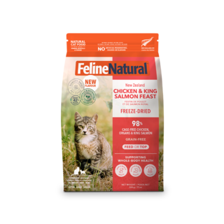 Feline Natural Chicken & King Salmon Feast Freeze Dried Cat Food