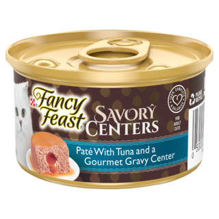 Fancy Feast Savory Centers Pate with Tuna & Gourmet Gravy Wet Cat Food