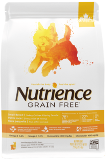 Nutrience Grain Free Turkey Chicken & Herring Small Breed Dry Dog Food